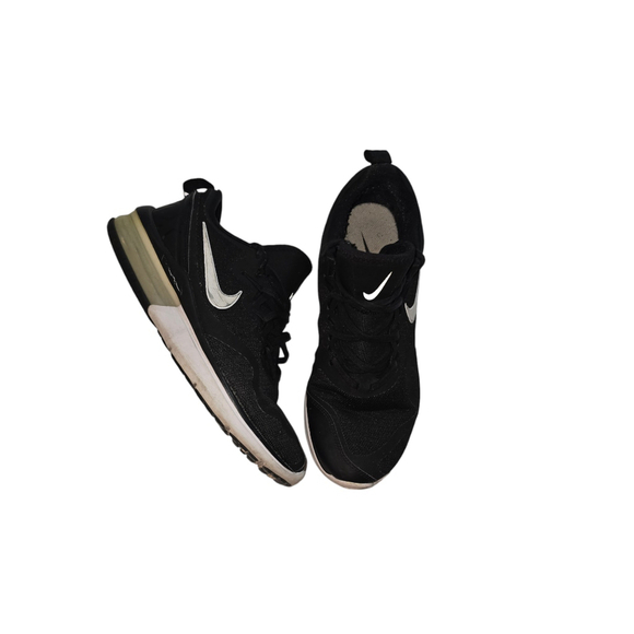Men's Nike Air Max Fury Running Sneakers Black White Size 9.5 AA5740-001